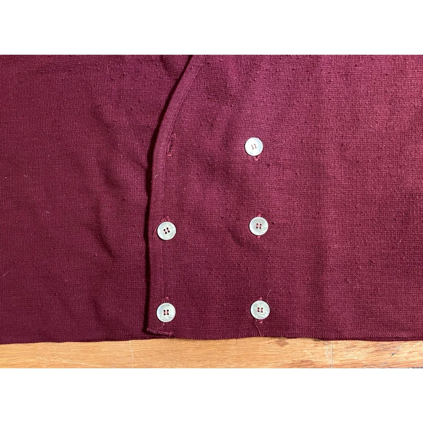 Vintage VINTAGE Brentwood The Man From UNCLE Cardigan Sweater Mens L Red 60s Size US L / EU 52-54 / 3 - 3 Thumbnail