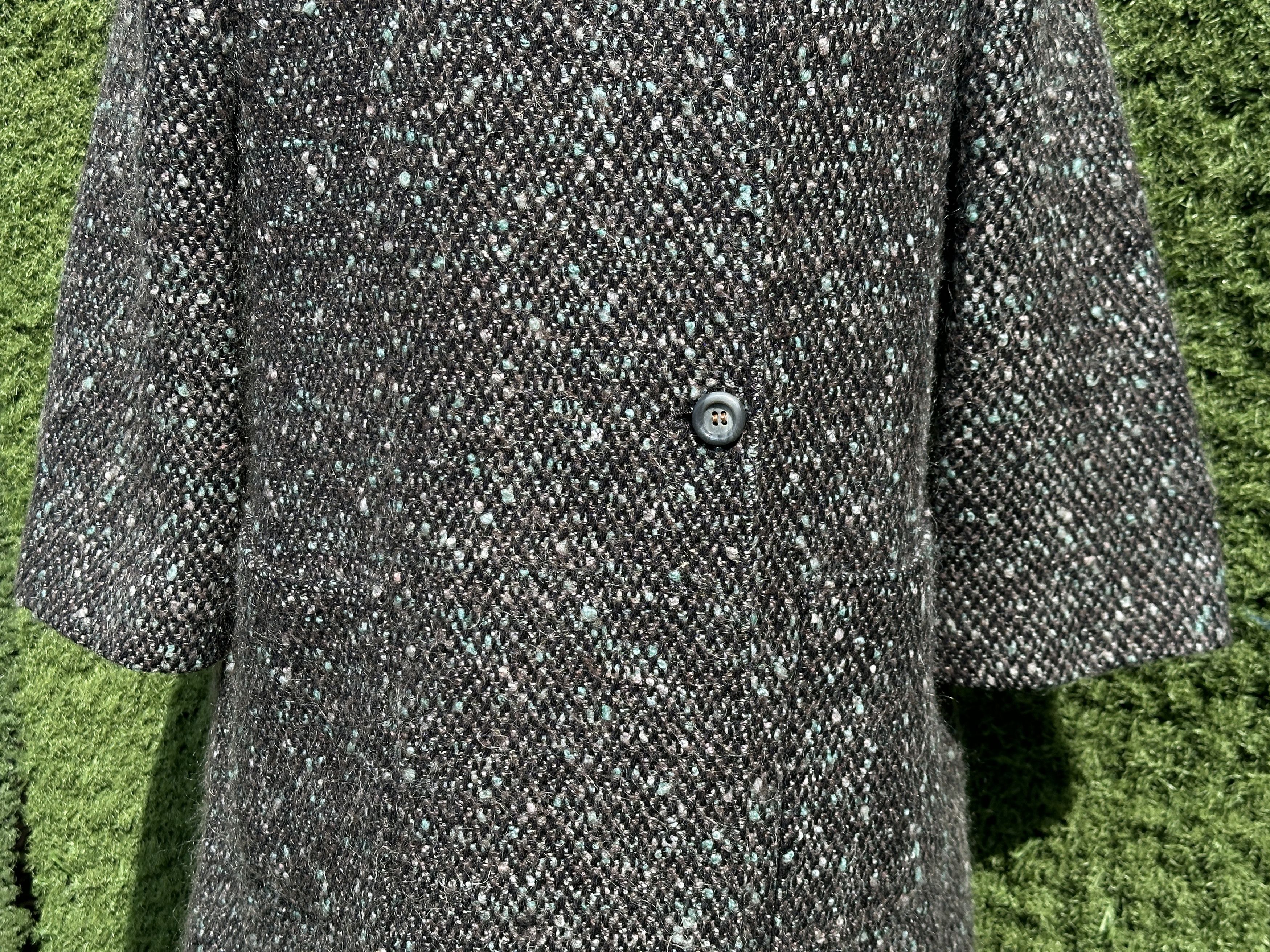 Herno Herno Alpaca Mohair Coat Asymmetric Funnel Neck One Size S M Size M / US 6-8 / IT 42-44 - 7 Thumbnail