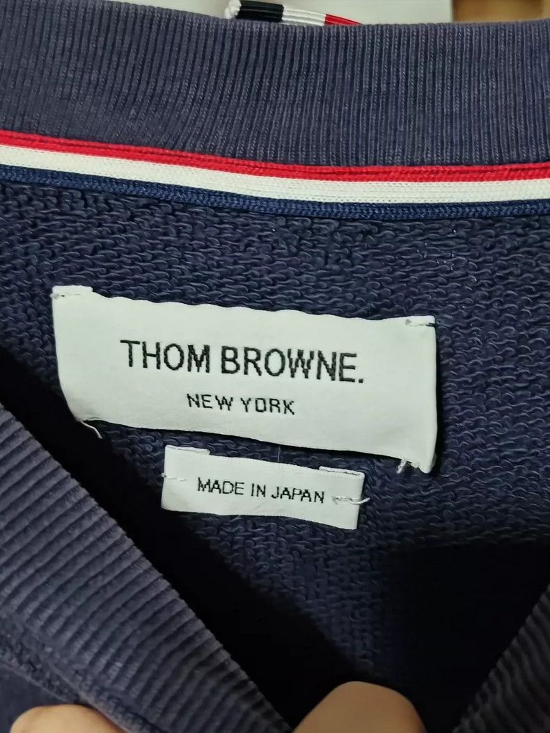 Thom Browne Thom Browne Round collar hoodie Size US XXL / EU 58 / 5 - 6 Thumbnail