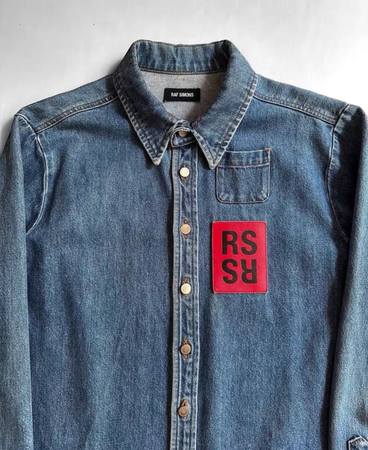 Raf Simons Raf Simons oversize denim shirt.-2505 Size US L / EU 52-54 / 3 - 8 Thumbnail
