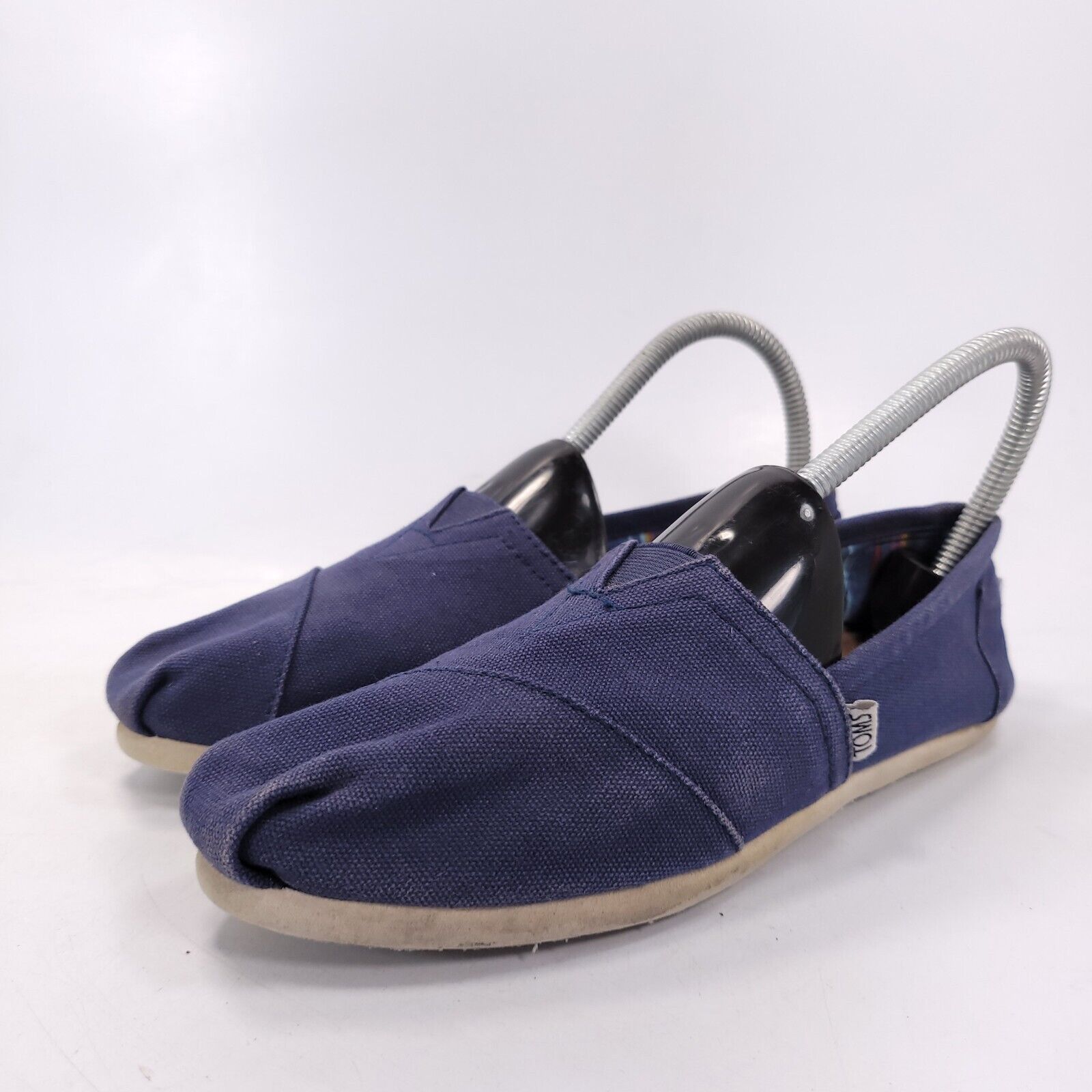 Toms Toms Casual Round Toe Ballet Flat Womens Size 7 Blue White Size US 7 / IT 37 - 1 Thumbnail