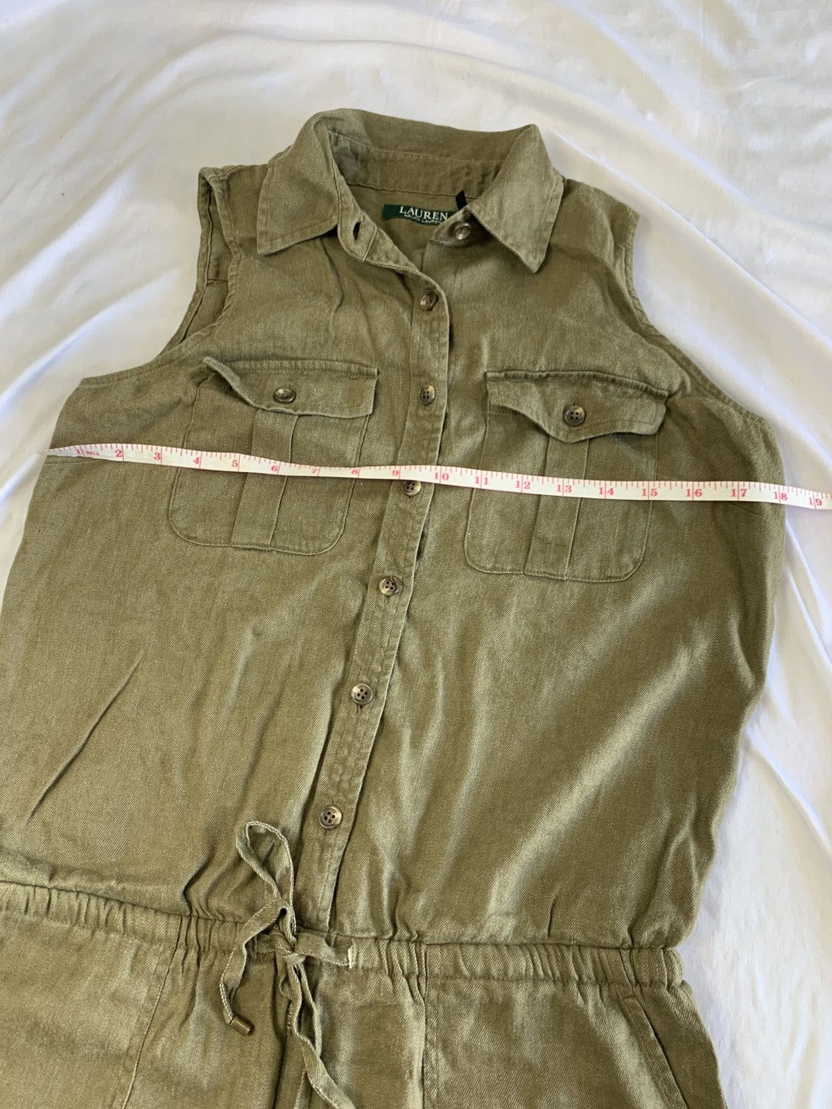 Ralph Lauren Dark green jumpsuit romper from ralph laurent Size 26" / US 2 / IT 38 - 11 Thumbnail