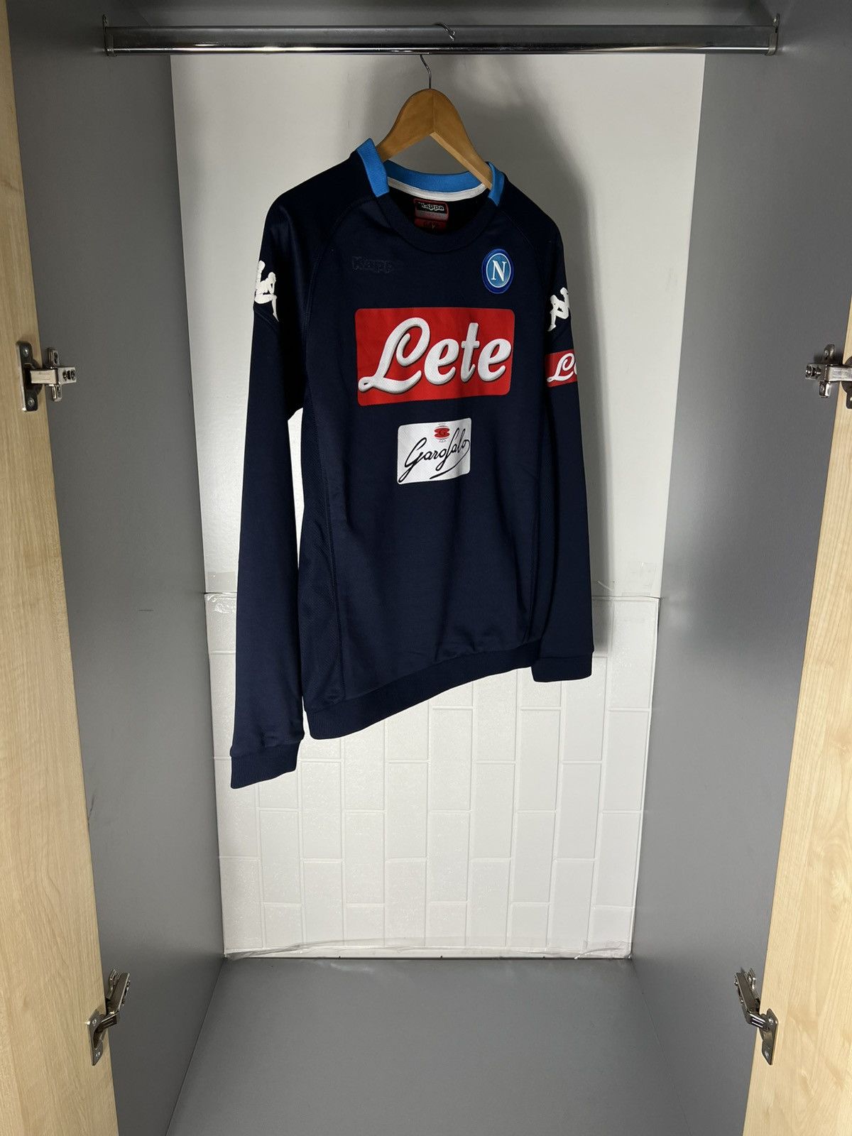 Kappa VINTAGE KAPPA FC NAPOLI ITALY RETRO SOCCER JERSEY Y2K 90s Size US S / EU 44-46 / 1 - 2 Thumbnail