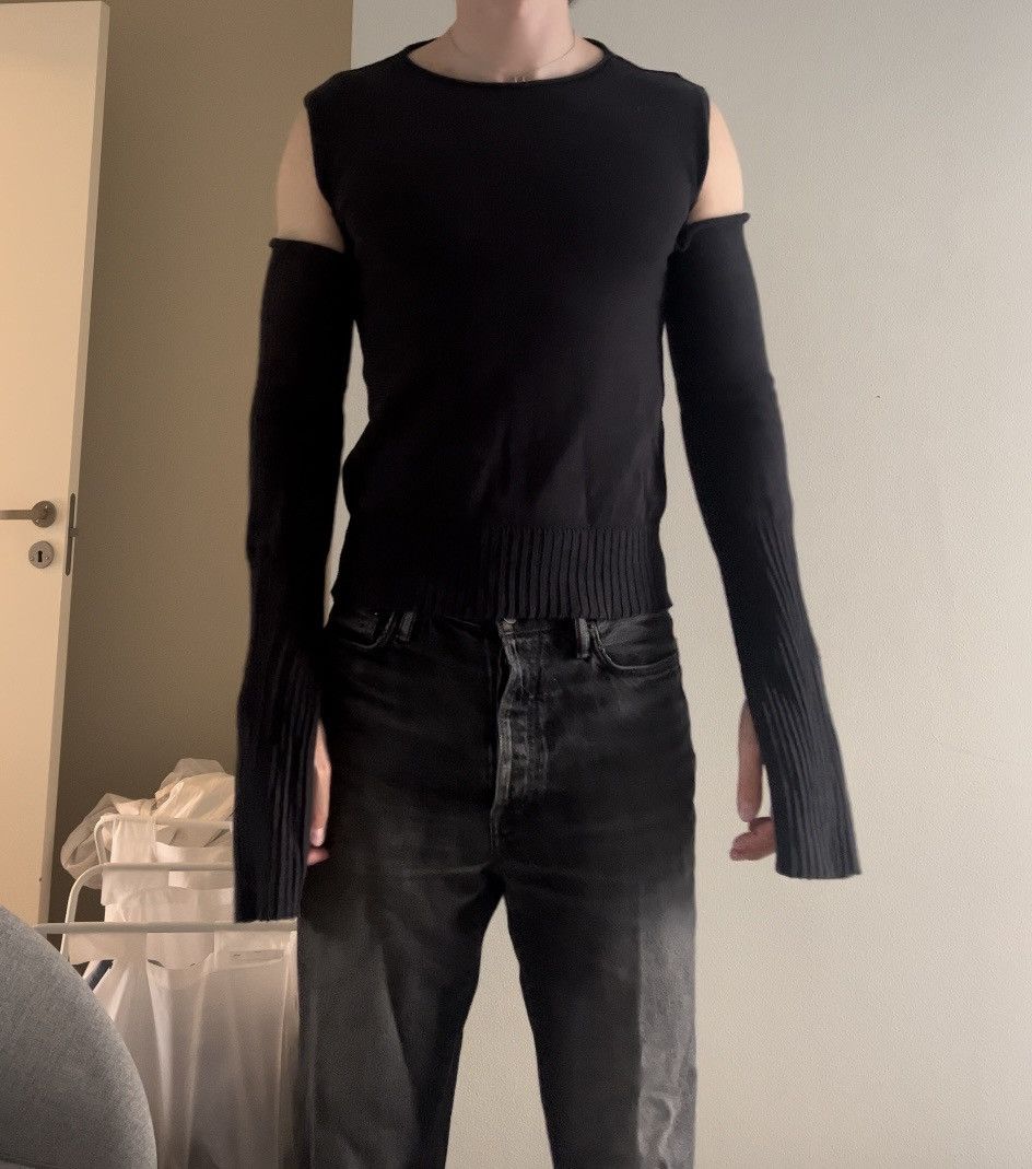 Rick Owens Rick Owens SS22 Fogachine Cape Sleeve Sweater Size US M / EU 48-50 / 2 - 8 Thumbnail
