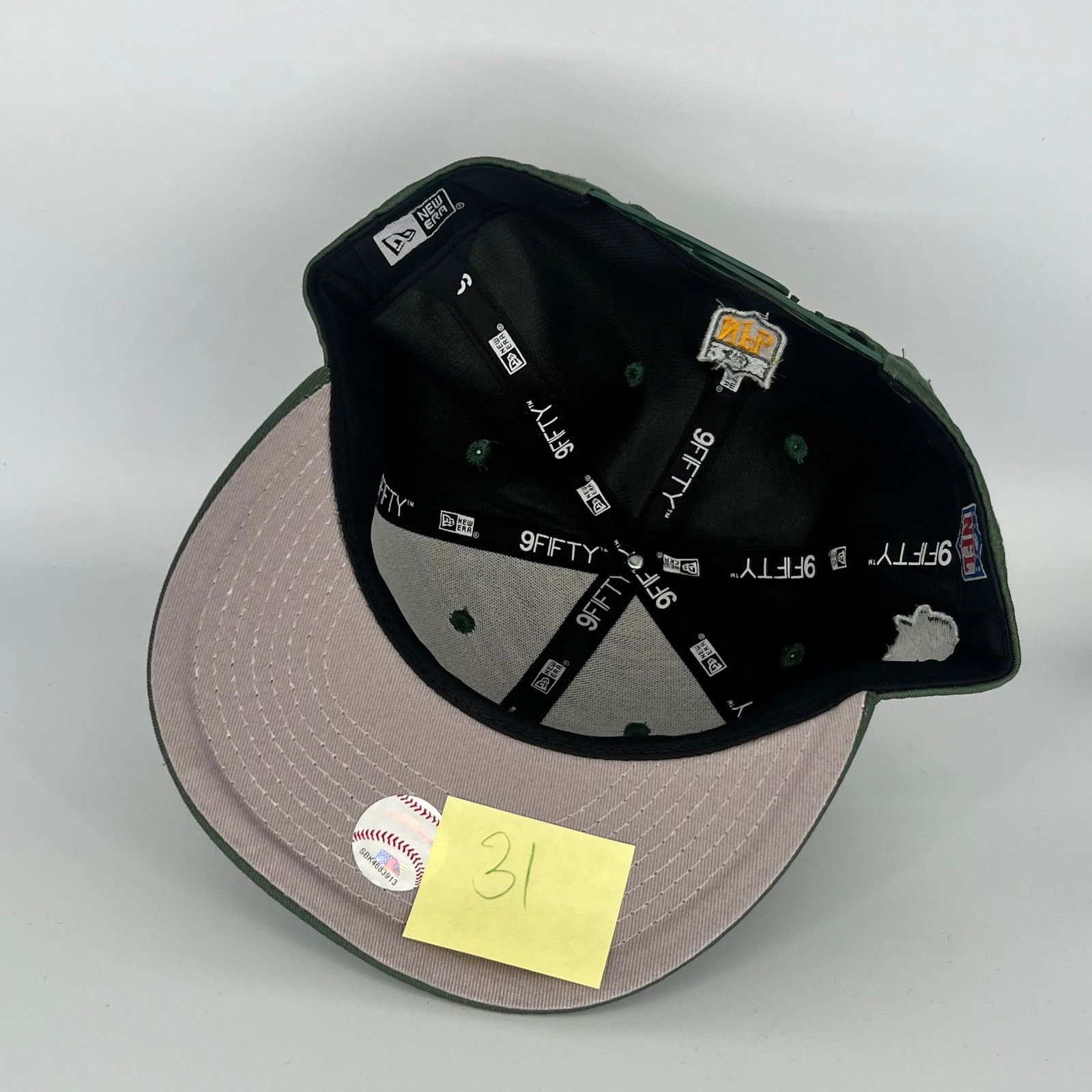New Era Green Green Bay Packers GO PACK GO Side Patch New Era MLB Size ONE SIZE - 4 Thumbnail