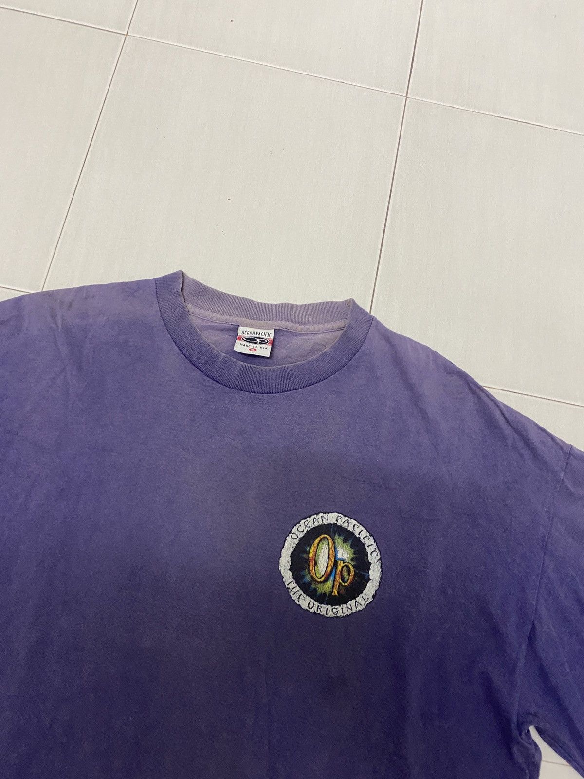 Ocean Pacific × Vintage Vintage 90s Ocean Pacific sun faded Shirt Size US XL / EU 56 / 4 - 2 Thumbnail