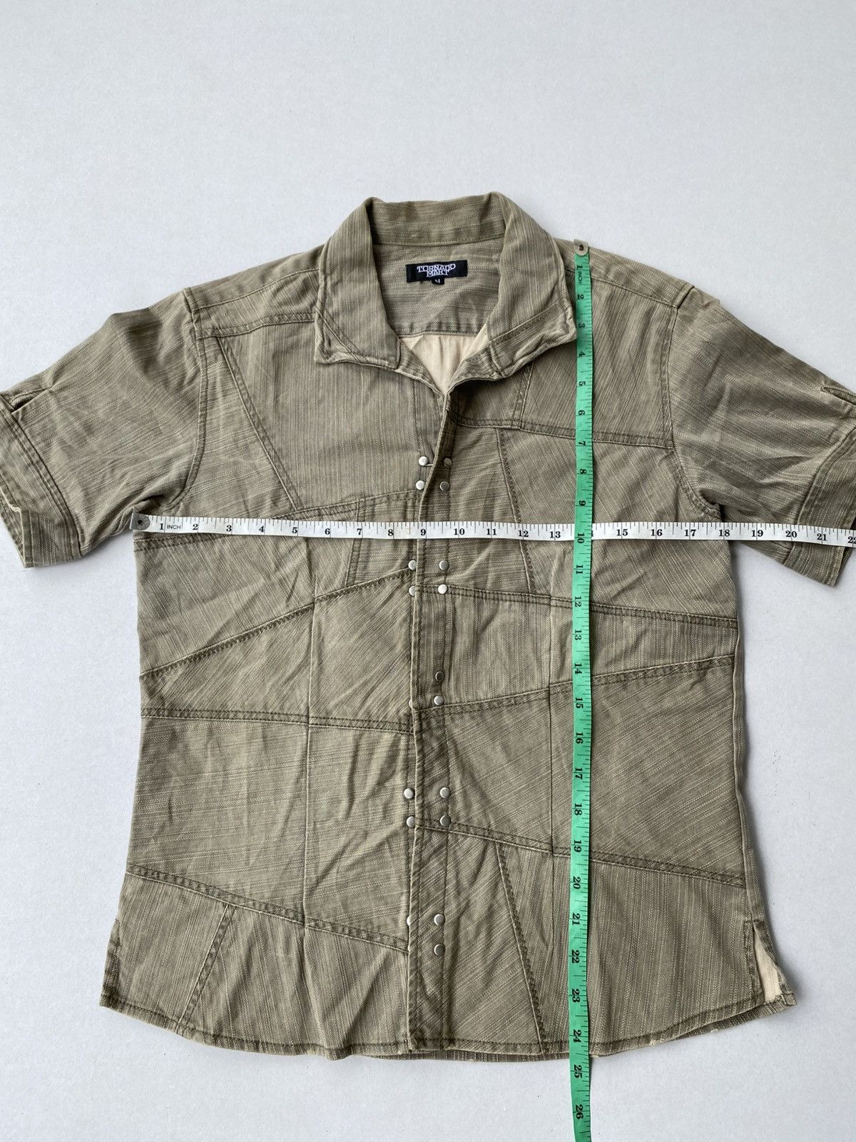 Tornado Mart Tornado Mart Patchwork Shirt Size US M / EU 48-50 / 2 - 12 Thumbnail