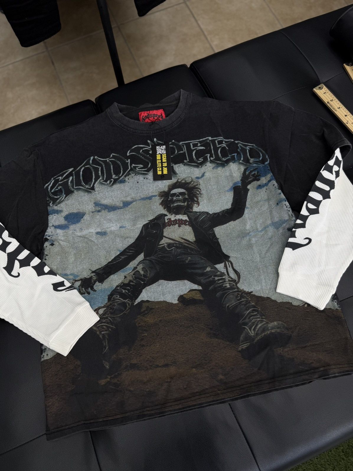 Godspeed Godspeed Long Sleeve Tee Shirt Thermal Size M NEW Size US M / EU 48-50 / 2 - 2 Thumbnail