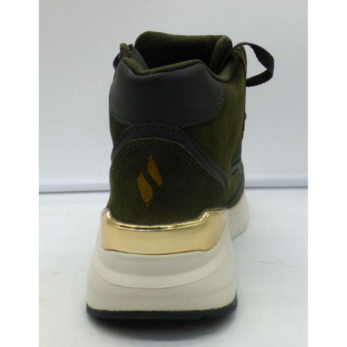 SKECHERS Skechers Women’s Rovina High-Top Sneakers 155250-Olive Green Size US 8 / IT 38 - 4 Thumbnail