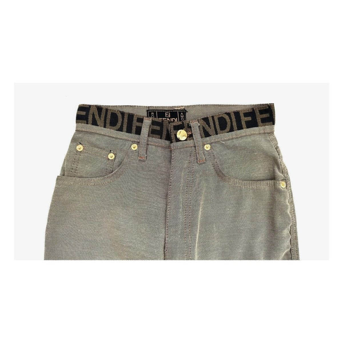 Fendi Fendi Monogram pants Size 24" / US 00 / IT 34 - 3 Thumbnail