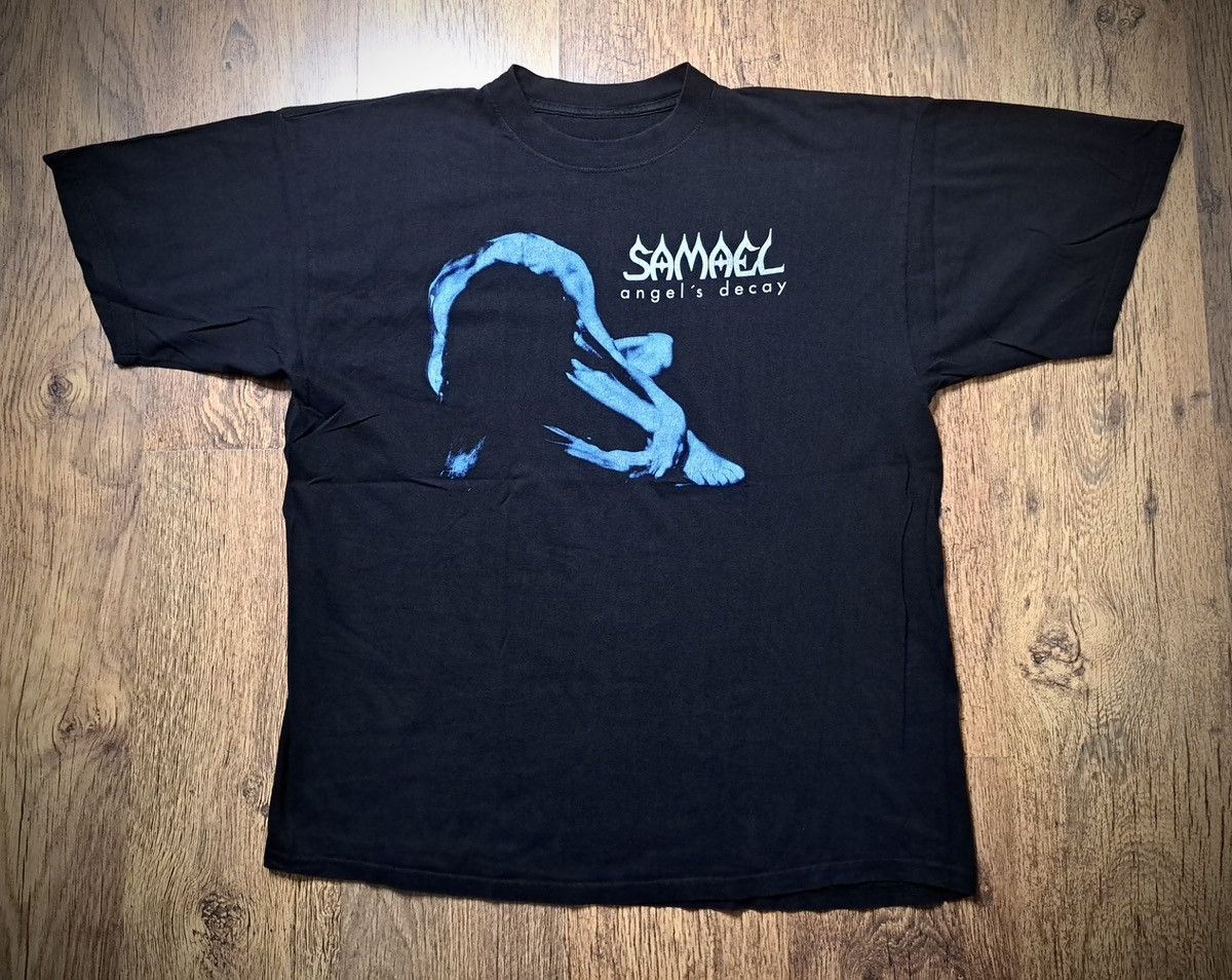 Band Tees SAMAEL x PASSAGE x ANGEL'S DECAYx Vintage T-Shirt 1996 Size US XL / EU 56 / 4 - 1 Thumbnail