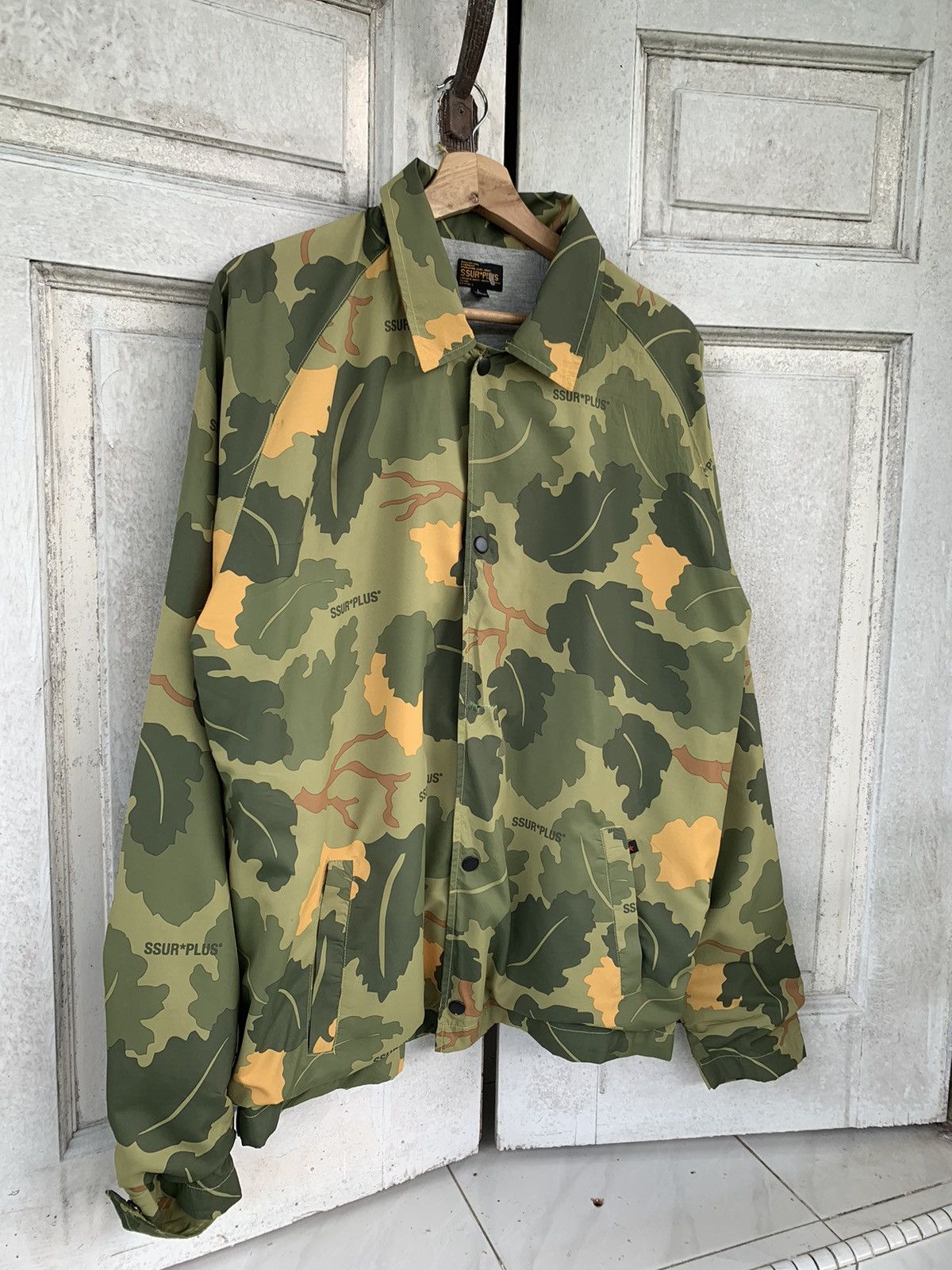 Japanese Brand × SSUR Rarely SSUR PLUS Tree Camo Coach Jacket Size US L / EU 52-54 / 3 - 5 Thumbnail
