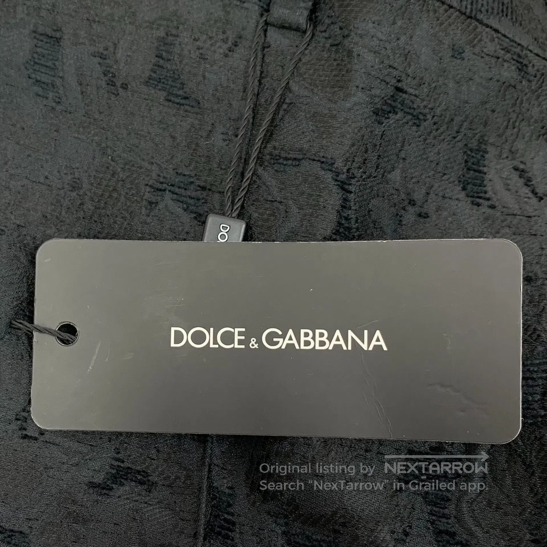 Dolce & Gabbana Dolce Gabbana Black lace floral embroidery casual long pan Size US 30 / EU 46 - 7 Thumbnail