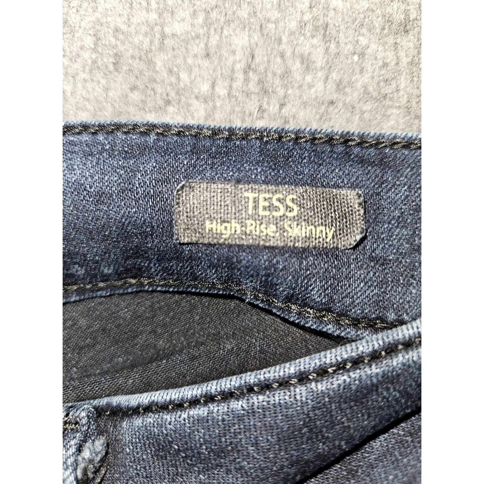 Mavi Mavi Gold Jeans Womens 29 Blue Dark Wash Tess High Rise Skinny Stretch Denim Jeans Size 29" - 3 Thumbnail