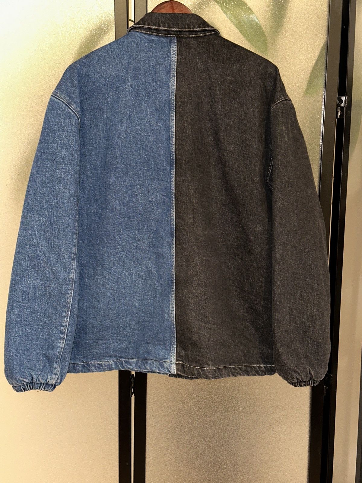Tommy Hilfiger VTG 90s Y2K HILFIGER Tommy Jeans Split Denim Coach Jacket SM Size US S / EU 44-46 / 1 - 6 Thumbnail