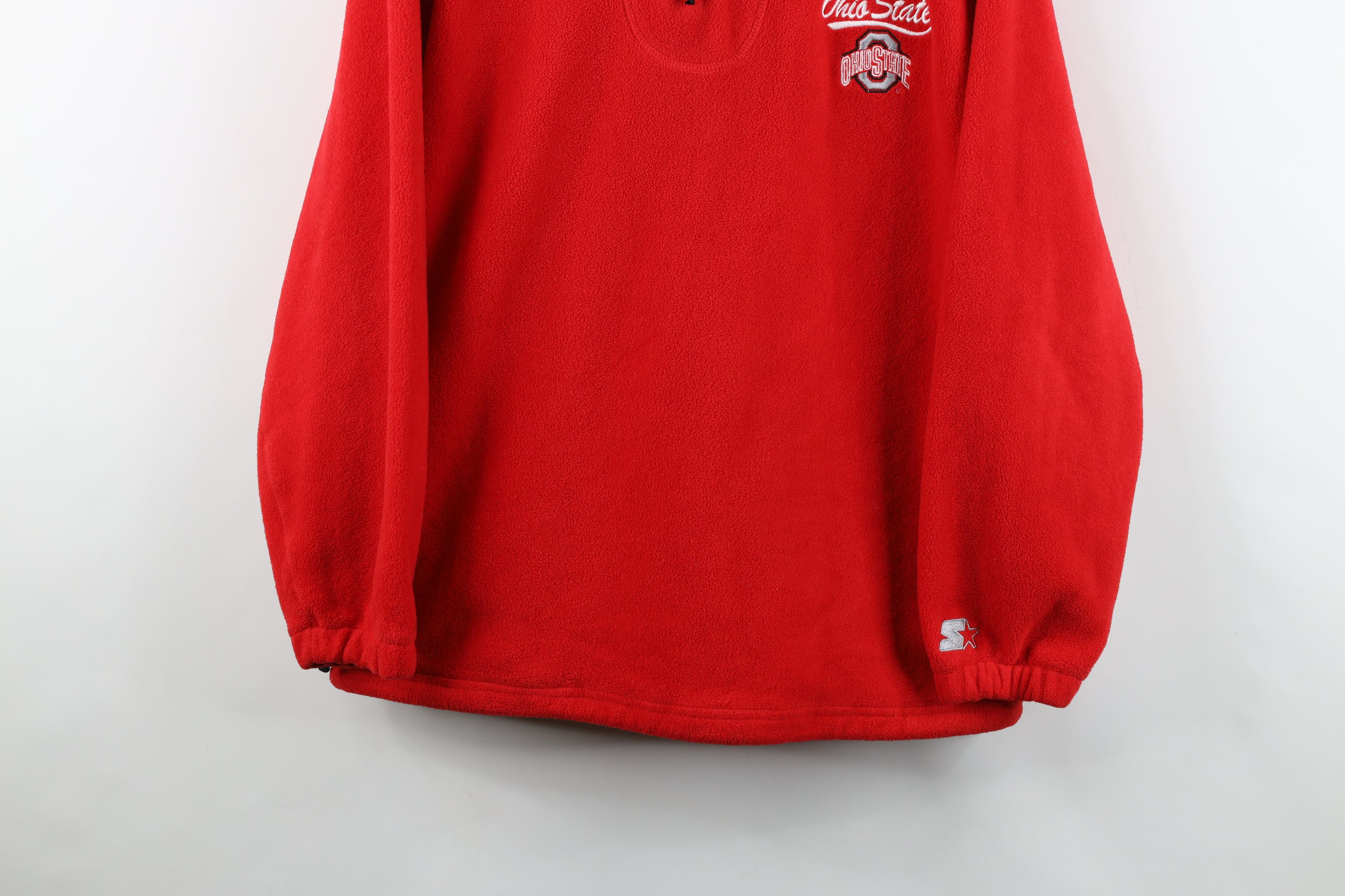 Starter Vintage 90s Starter State University Half Zip Fleece Sweater Size US XL / EU 56 / 4 - 3 Thumbnail
