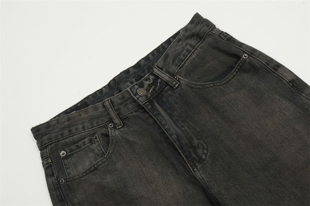 Japanese Brand × Jean Street style distressed men's straight jeans Size US 32 / EU 48 - 4 Thumbnail