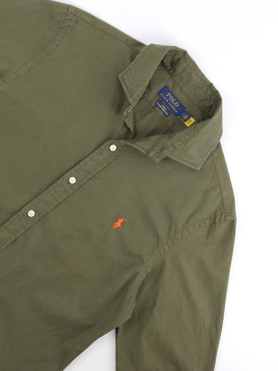 Polo Ralph Lauren POLO RALPH LAUREN Slim Featherweight Twill Shirt Size US M / EU 48-50 / 2 - 6 Thumbnail
