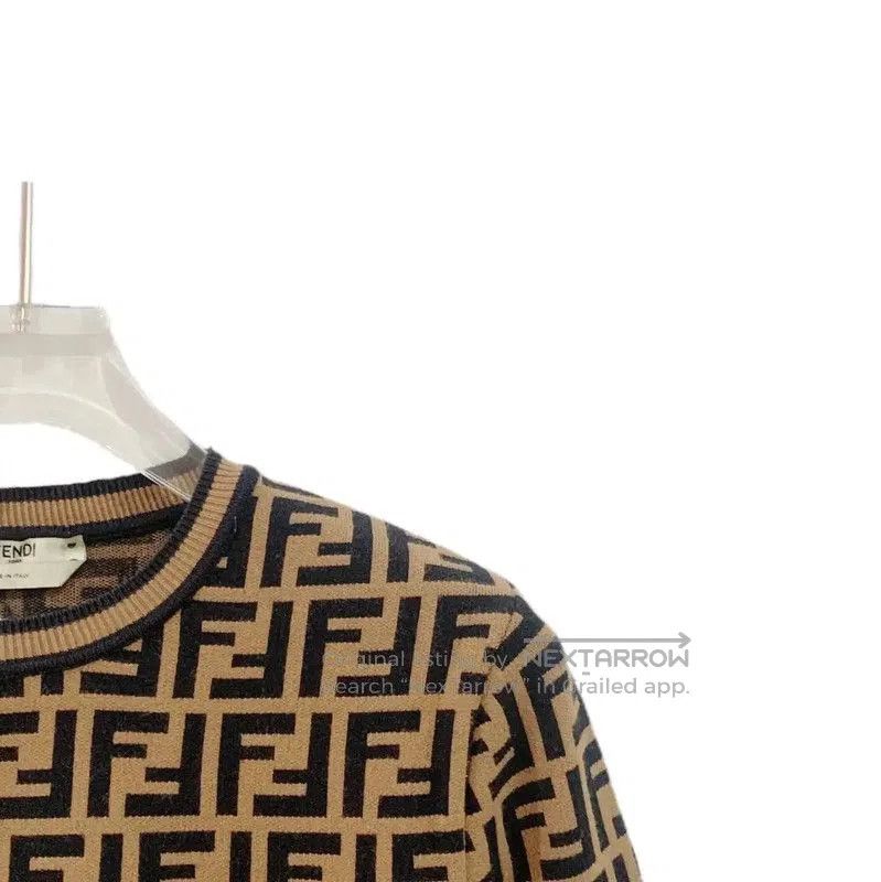 Fendi Fendi Brown Knit Sweater for Women . Size XS / US 0-2 / IT 36-38 - 4 Thumbnail