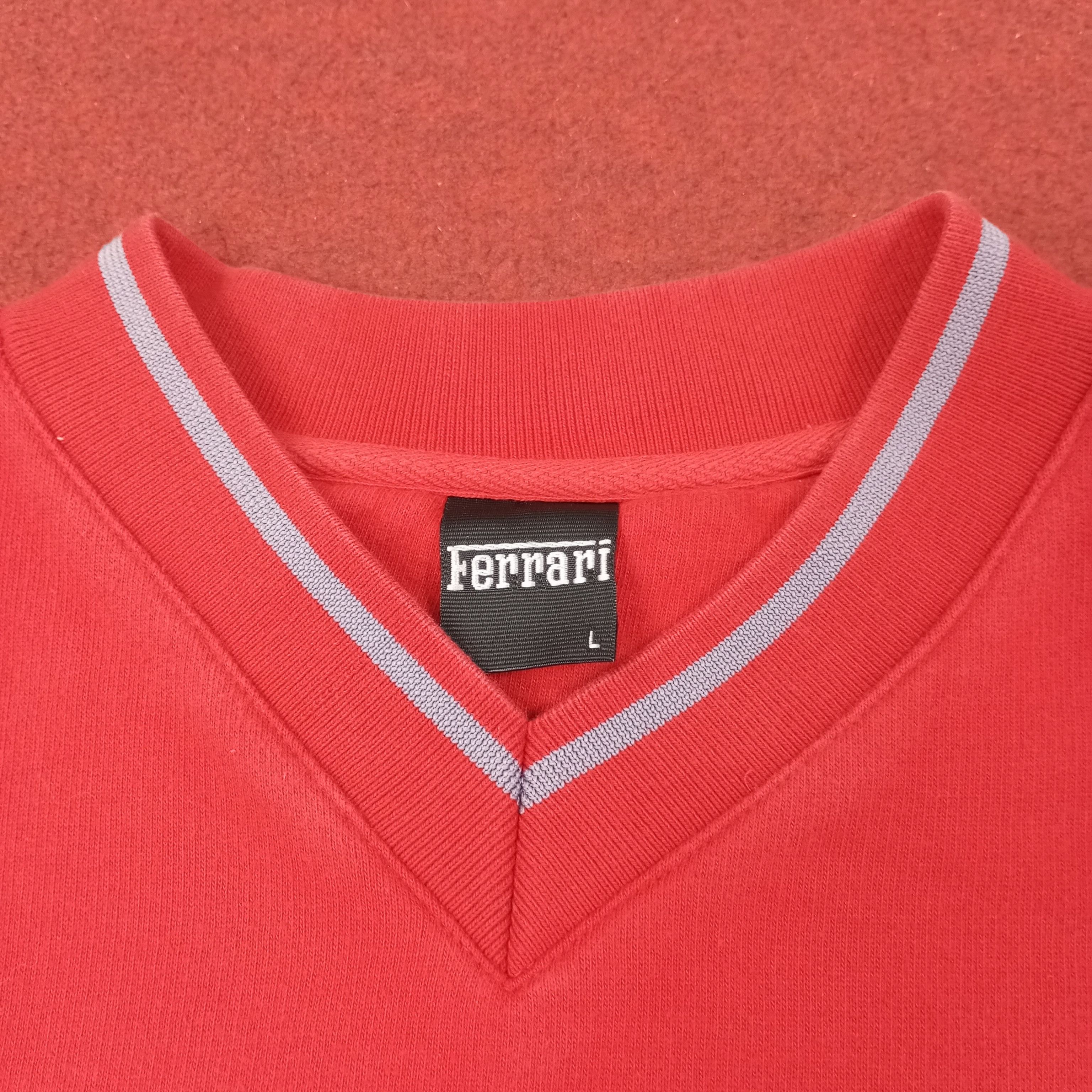 Ferrari Motorsports Logo Design Sweatshirt c241n23