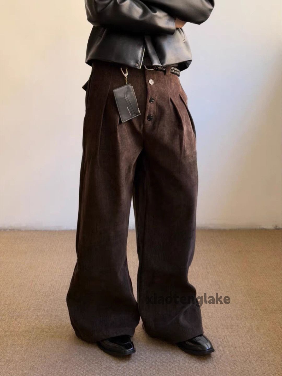 Vintage ltx vintage loose baggy skate hiphop woolen flared pants Size US 33 - 4 Thumbnail