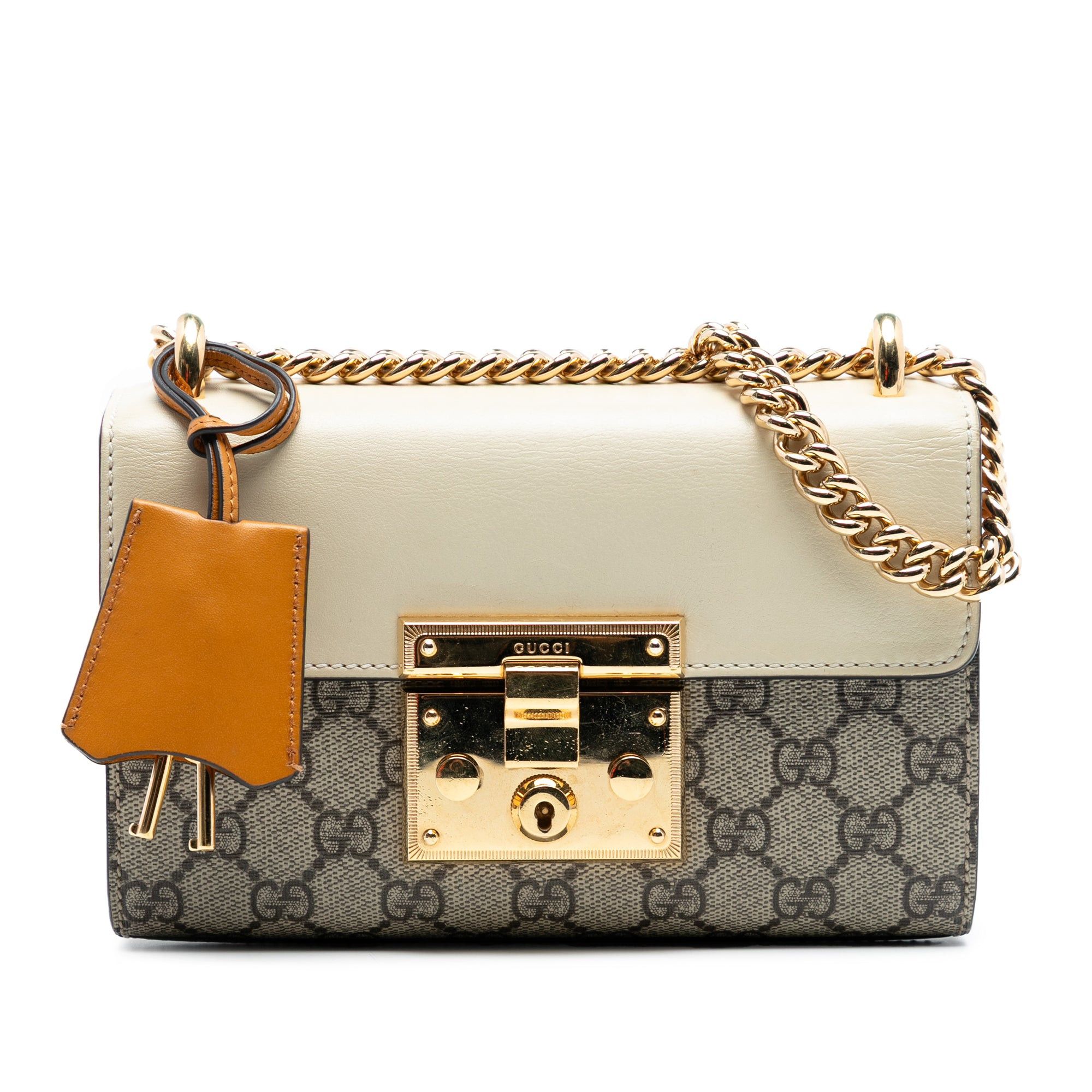 Gucci Small GG Supreme Padlock Crossbody Size ONE SIZE - 1 Thumbnail