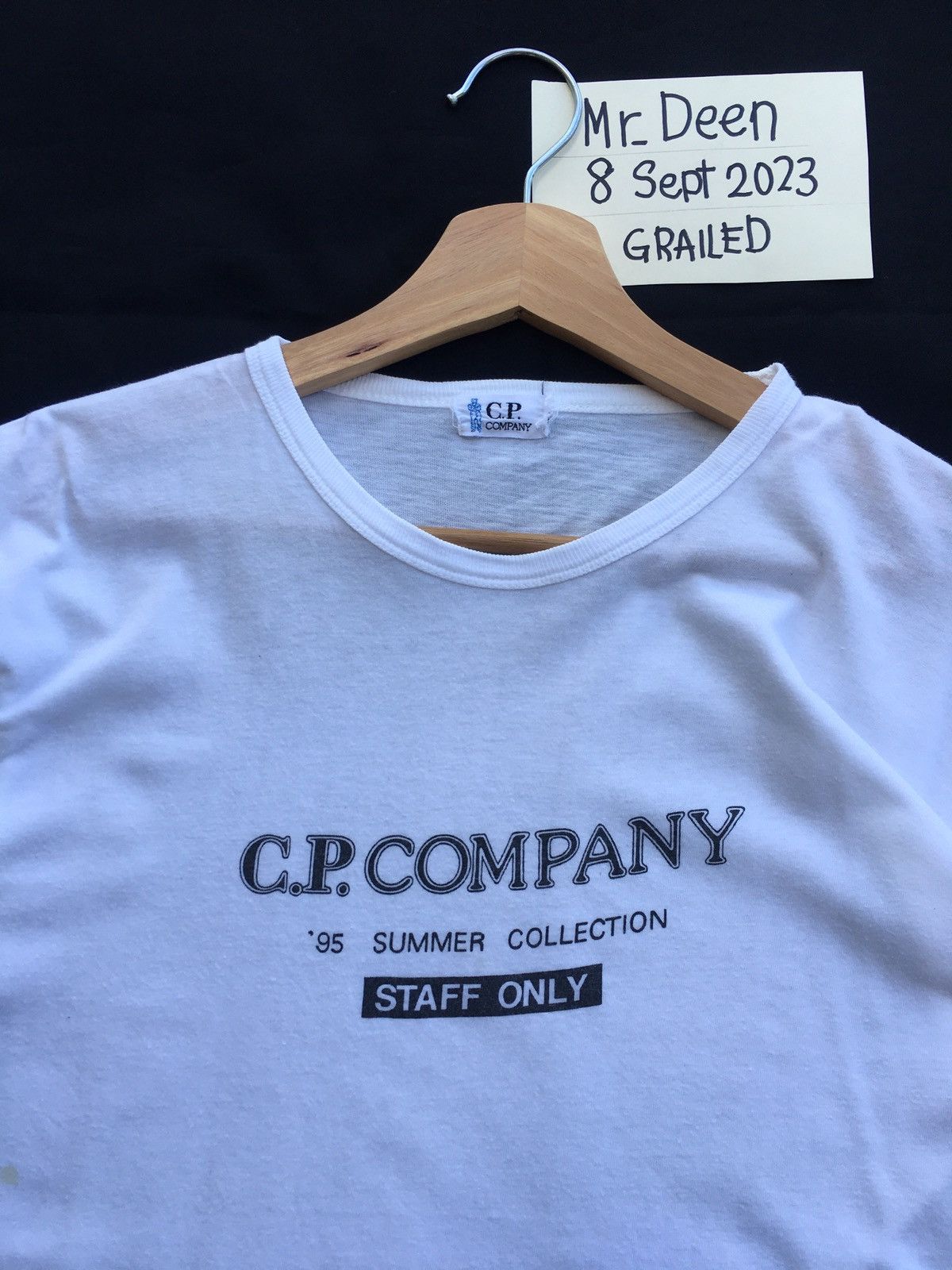 C.P. Company Vintage 90s Summer Collection CP Company Spellout Tshirt Size US S / EU 44-46 / 1 - 1 Thumbnail