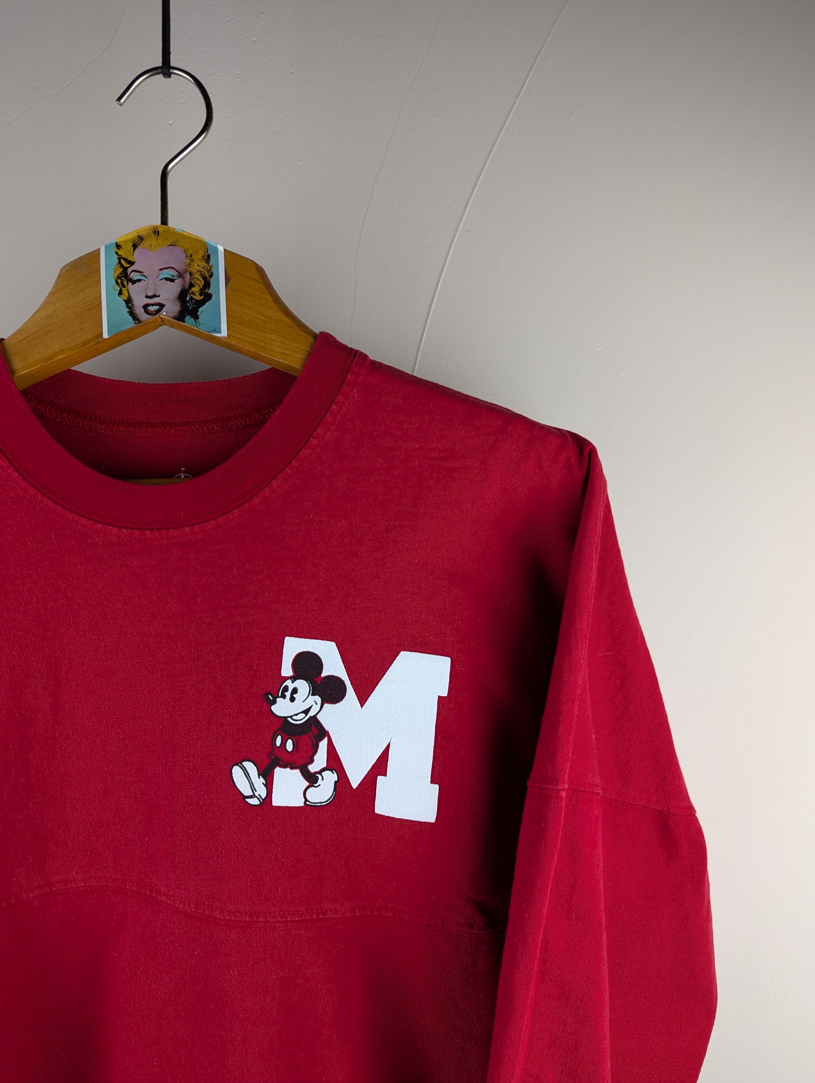 Disney × Vintage Vintage Disney Spirit Jersey y2k Spell Out Mickey Mouse Size US M / EU 48-50 / 2 - 4 Thumbnail