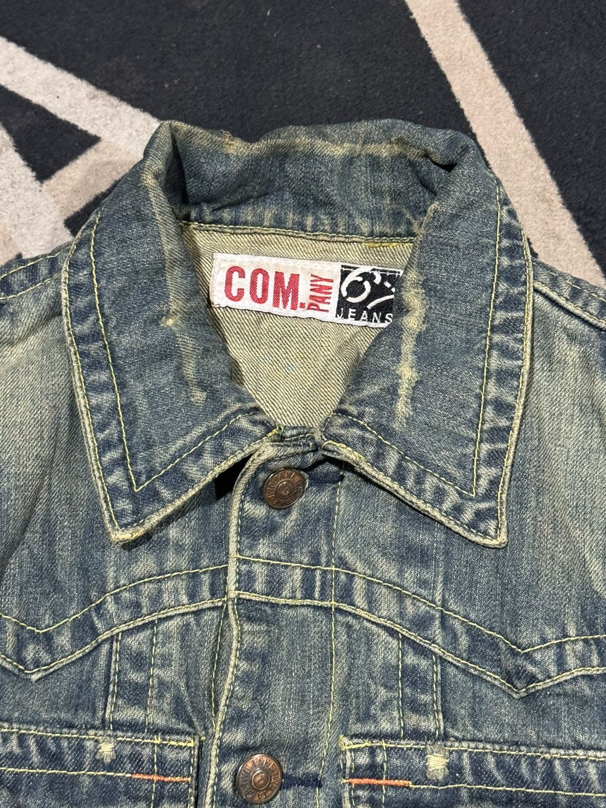Hysteric Glamour Distressed Denim Trucker Jacket Japanese Companny Size US M / EU 48-50 / 2 - 7 Thumbnail
