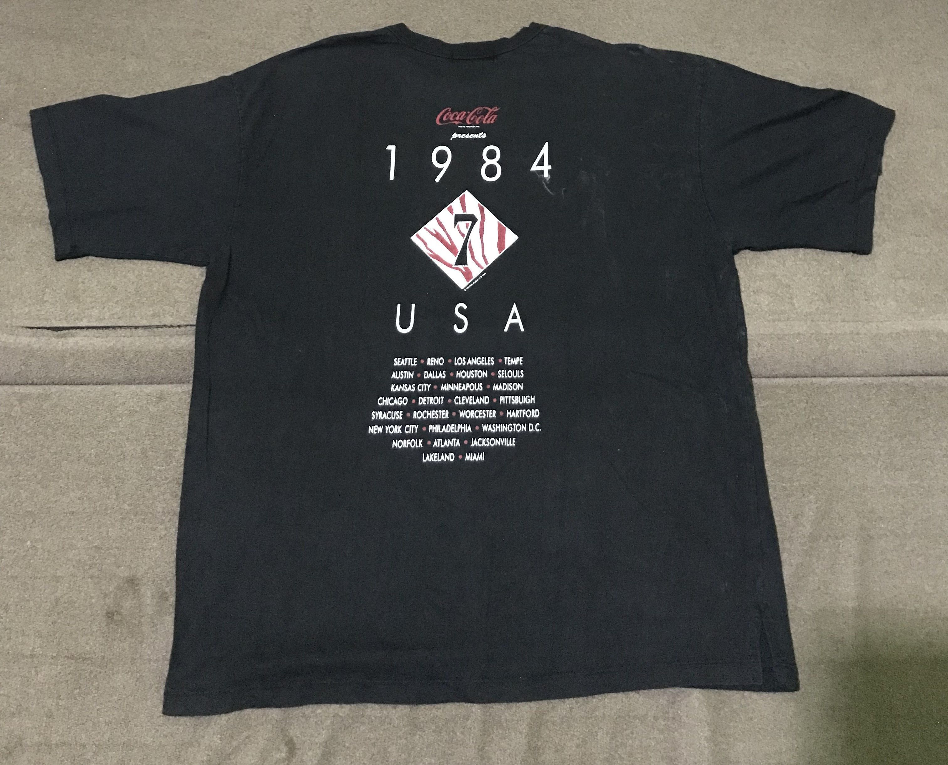 Band Tees Vtg Rare 80s Duran Duran Tour Shirt Depeche Mode the police Size US XL / EU 56 / 4 - 1 Thumbnail