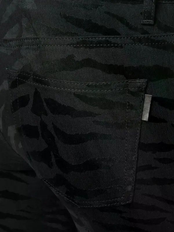 Saint Laurent Paris o1y0126 Denim Pant in Black Size 26" / US 2 / IT 38 - 5 Thumbnail