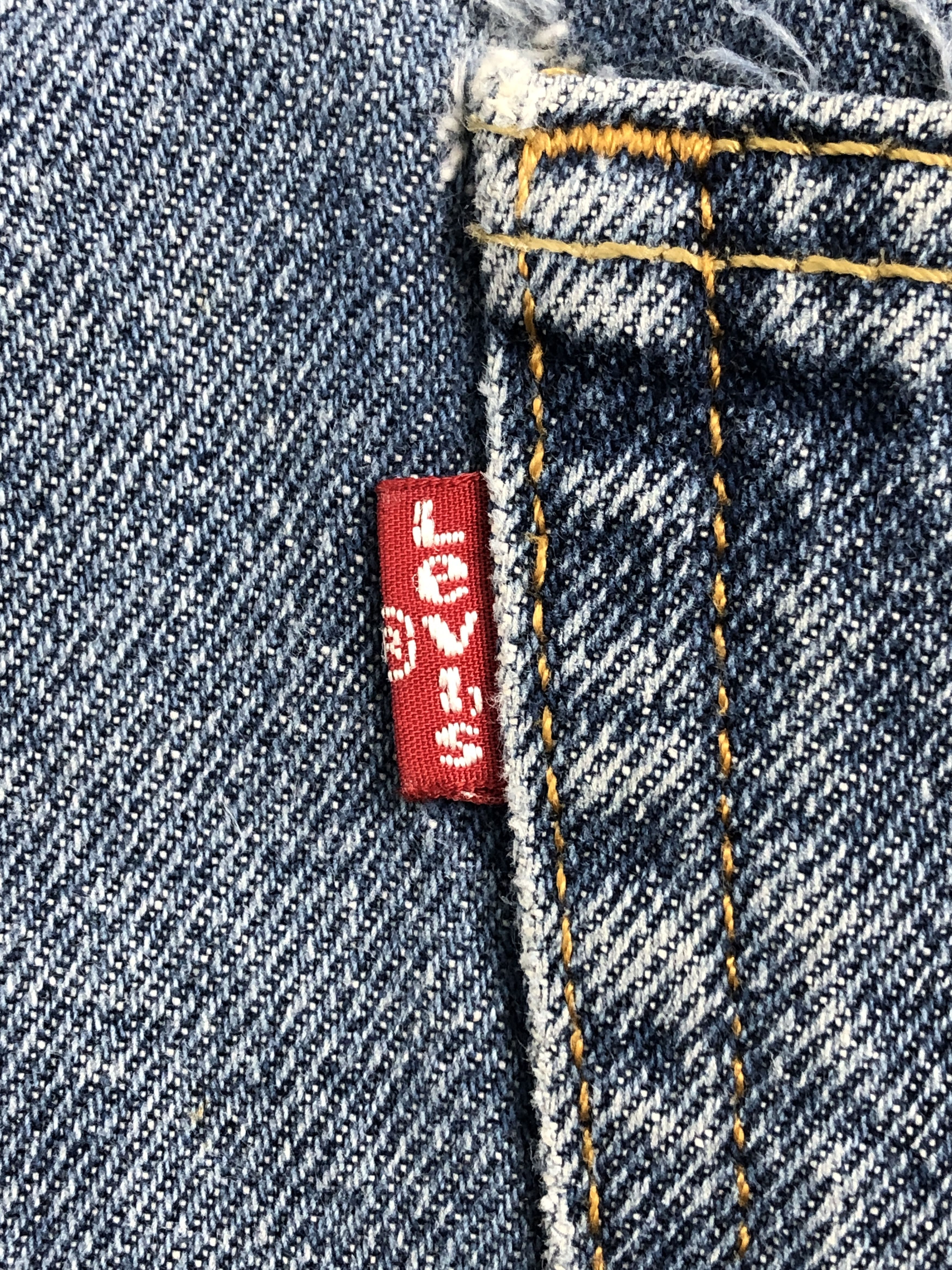 Levi's Vintage Distressed Levis 505 Faded Blue Jeans DP2539 Size US 38 / EU 54 - 6 Thumbnail