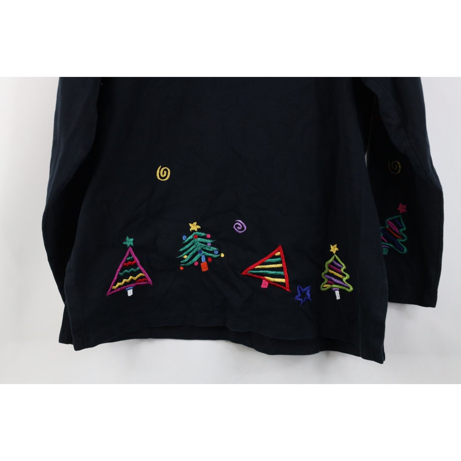 Vintage Vintage 90s Michael Simon Lite Christmas Tree T-Shirt Size M / US 6-8 / IT 42-44 - 14 Thumbnail