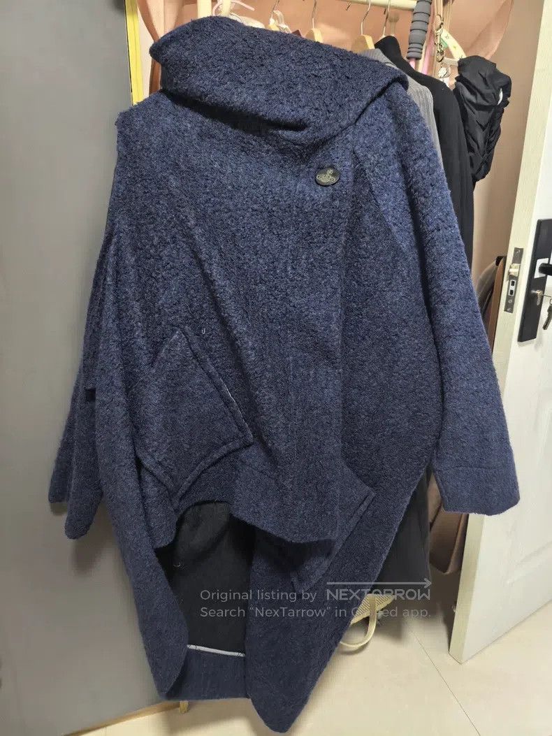 Vivienne Westwood Vivienne Westwood Asymmetrical Scarf Coat Size S / US 4 / IT 40 - 1 Thumbnail