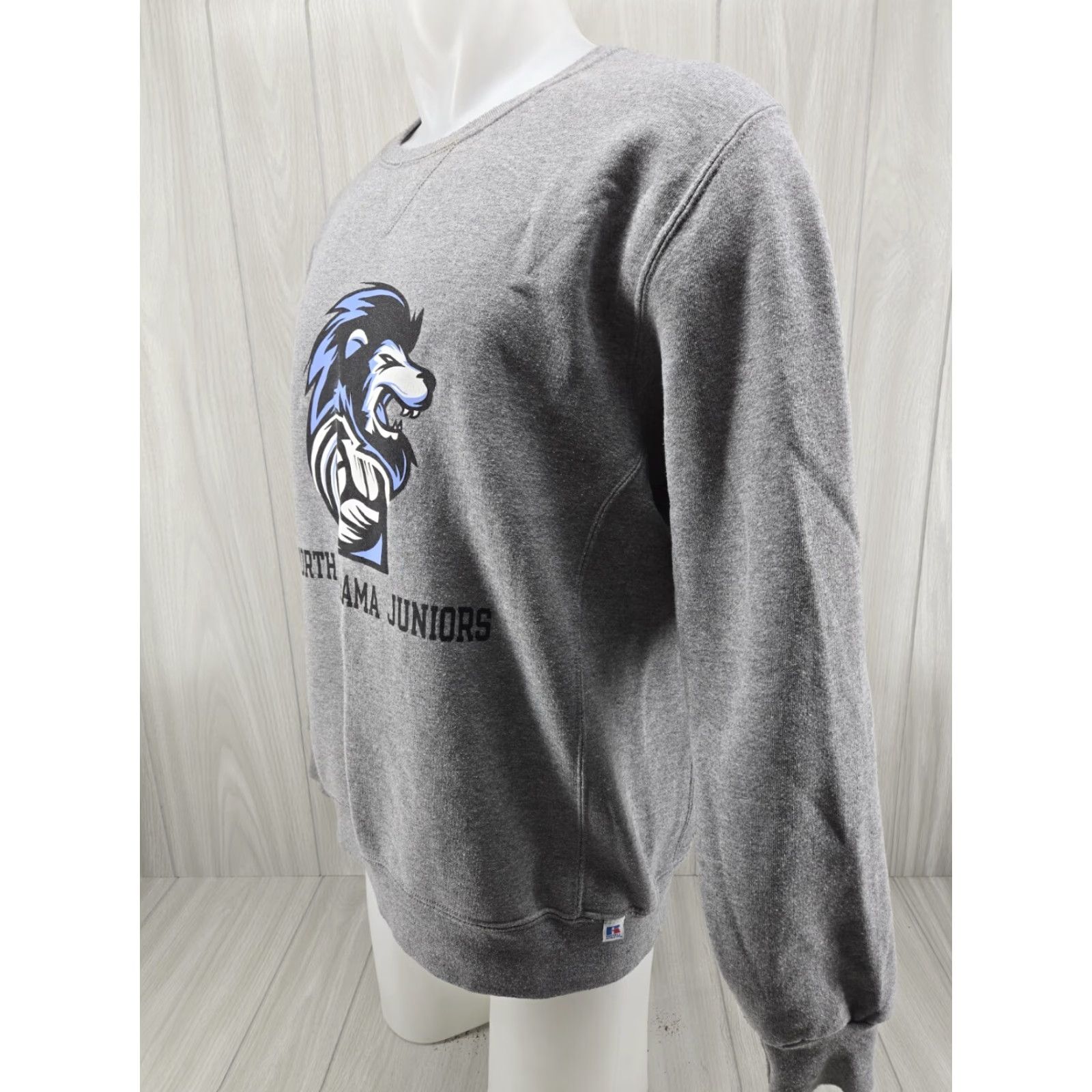Russell Athletic North Alabama Juniors Vollyball Lion Sweater Gray Size Large Size L / US 10 / IT 46 - 4 Thumbnail