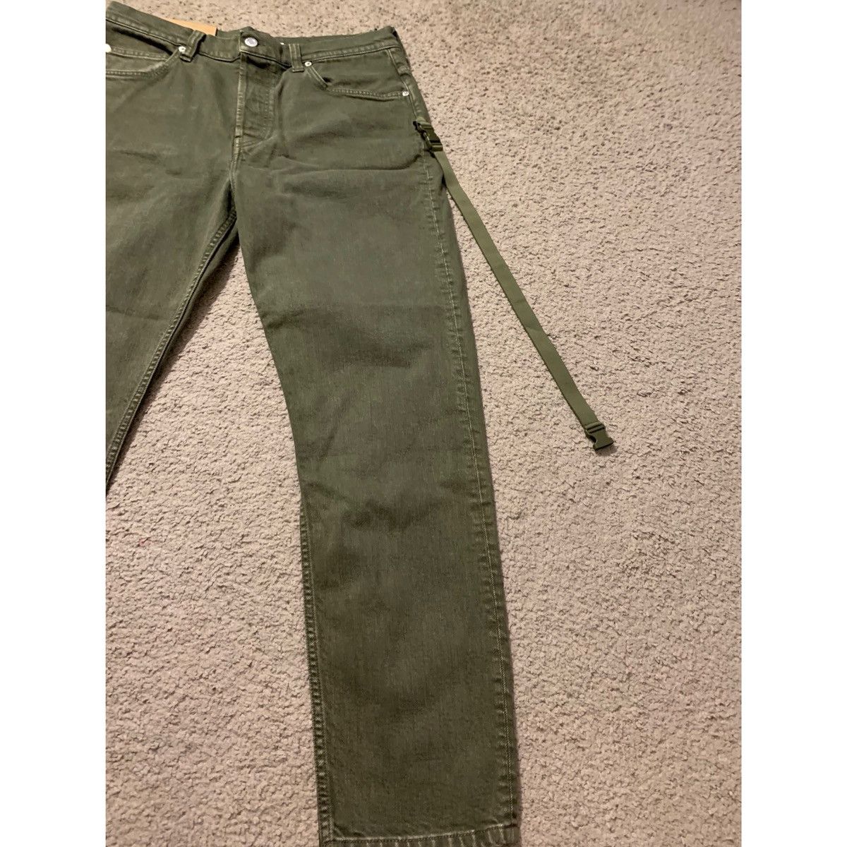 Helmut Lang HELMUT LANG STRAP JEANS Size US 31 - 14 Thumbnail