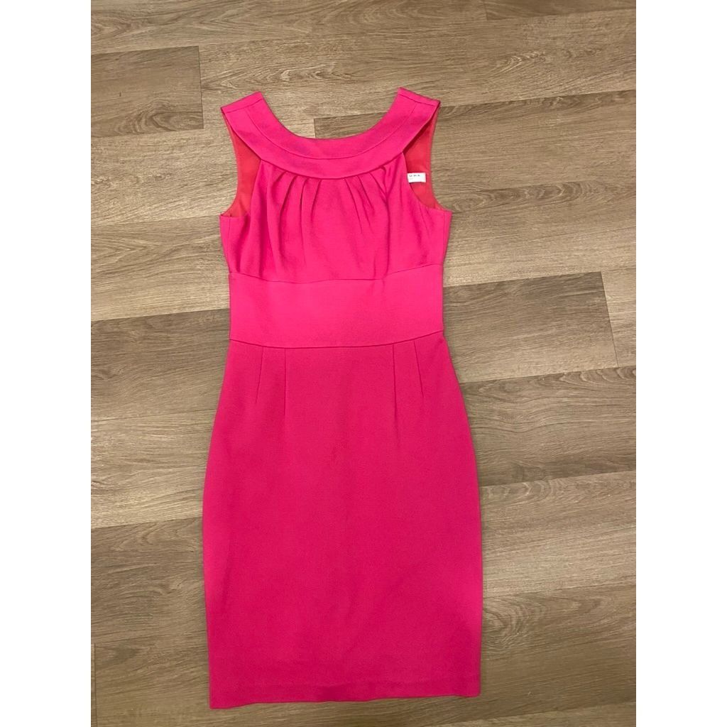 Trina Turk Trina Turk Pink Sleeveless Pleated Sheath Dress Size 2 barbi Size XS / US 0-2 / IT 36-38 - 1 Thumbnail