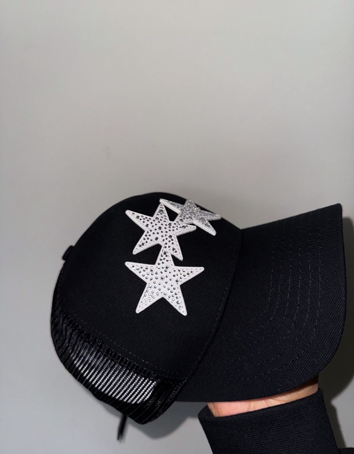 Amiri Amiri 3 star crystal trucker hat Size ONE SIZE - 2 Thumbnail