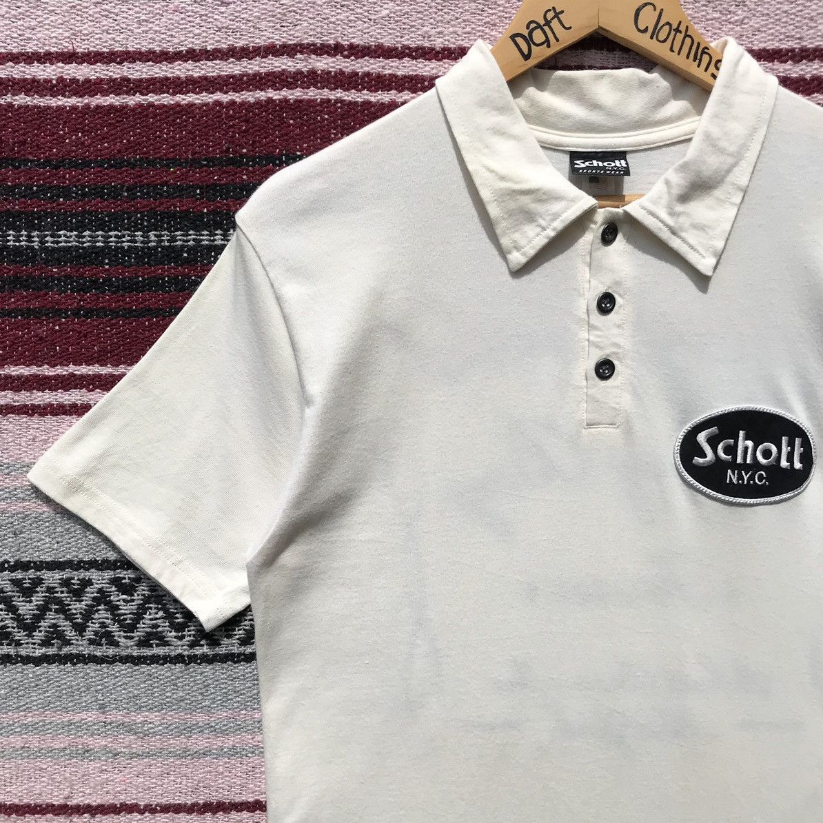 Schott Schott N.Y.C Bowling Shirt Vintage Schott Size US S / EU 44-46 / 1 - 11 Thumbnail