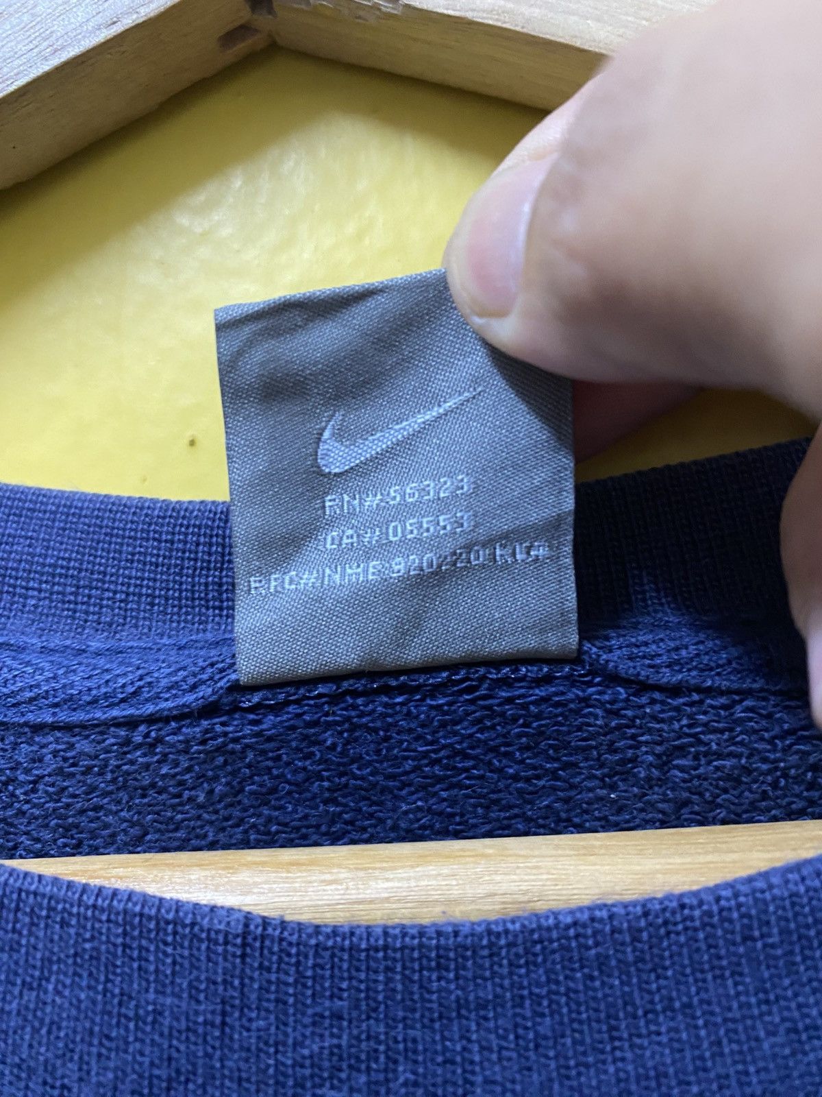 Nike Nike Sweatshirt Crewneck Small Logo Blue Black Size US L / EU 52-54 / 3 - 5 Thumbnail