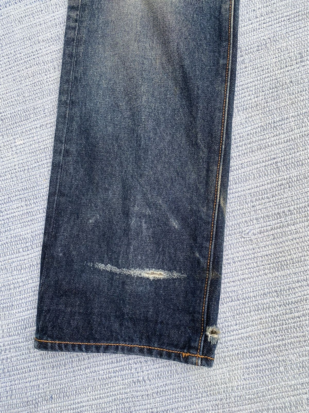 Japanese Brand GU jeans worned denim Size US 31 - 6 Thumbnail