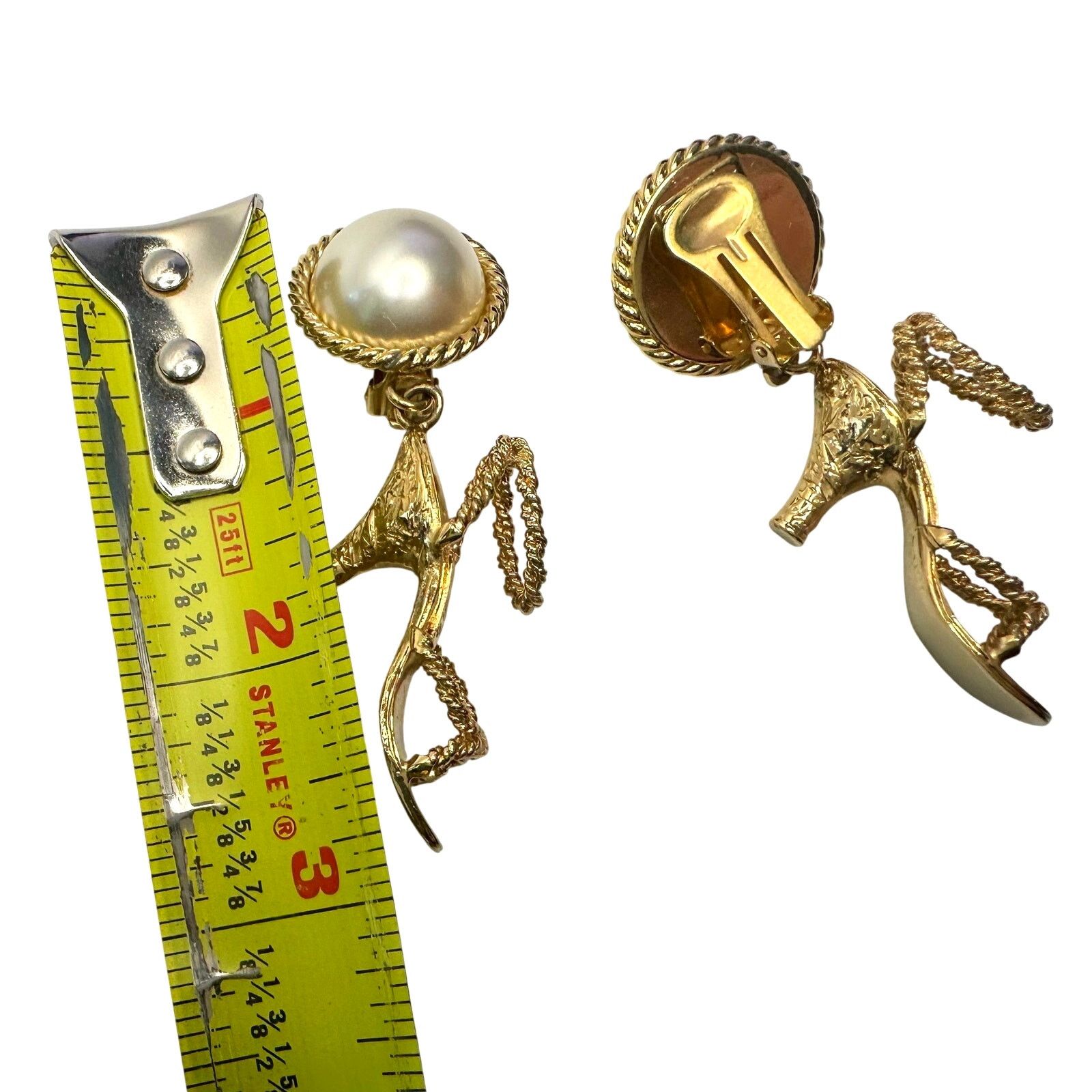 Salvatore Ferragamo Salvatore Ferragamo Vintage High Heel Shoe Earrings Size ONE SIZE - 17 Thumbnail