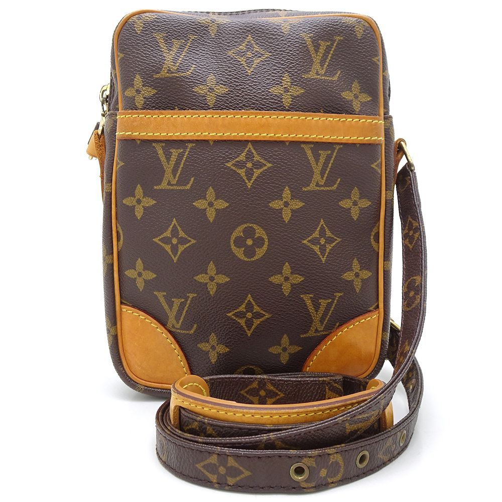 Louis Vuitton Monogram Danube Crossbody Shoulder Bag Brown