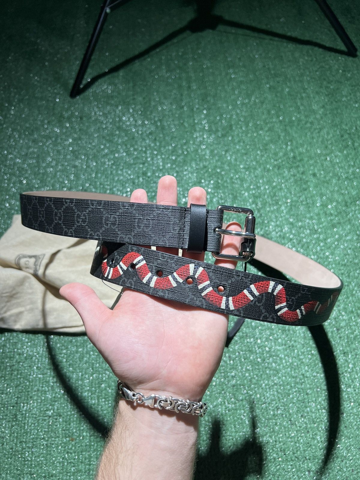 Gucci Gucci belt Supreme Kingsnake size 120/48 | Grailed display picture 3
