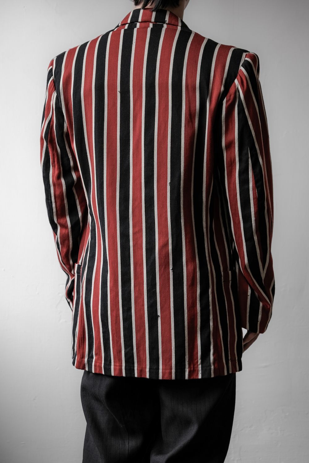 Vintage 1950’s British Royal Garmmar School Boating Striped Blazer Size 46R - 3 Thumbnail