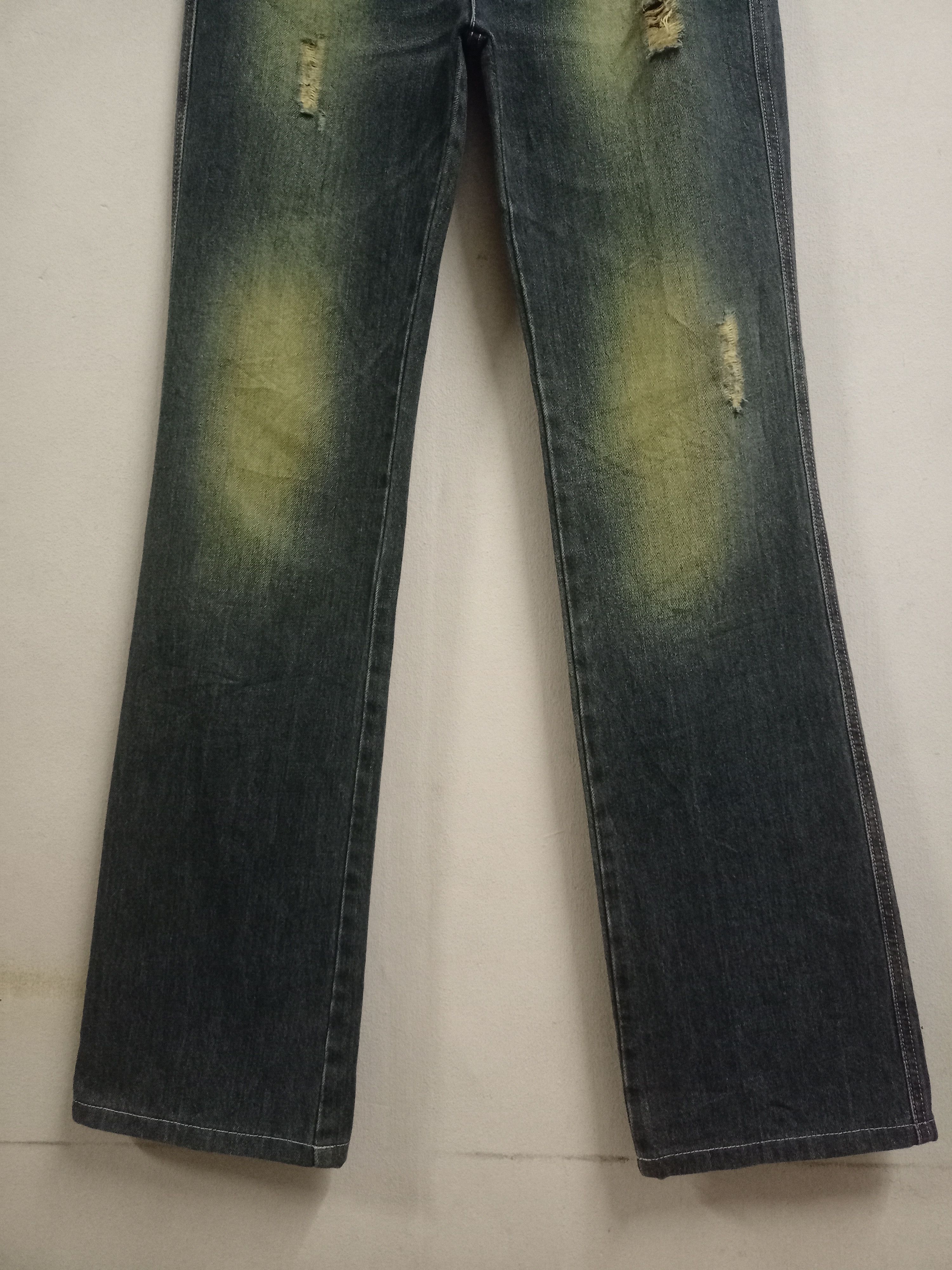 Byblos Vintage Blu Byblos Sick Mud Wash Bootcut Style Jeans Size 28" / US 6 / IT 42 - 6 Thumbnail
