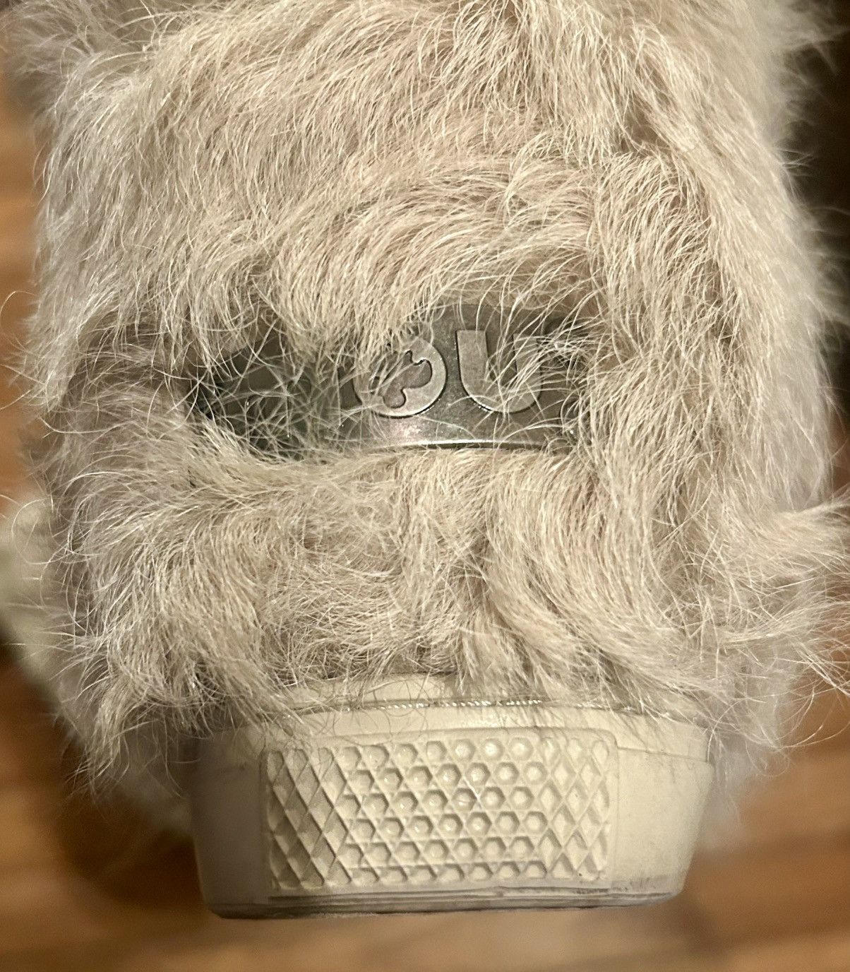 Mou MOU Cream Goat Hair Fur Eskimo Size US 8 / IT 38 - 13 Thumbnail