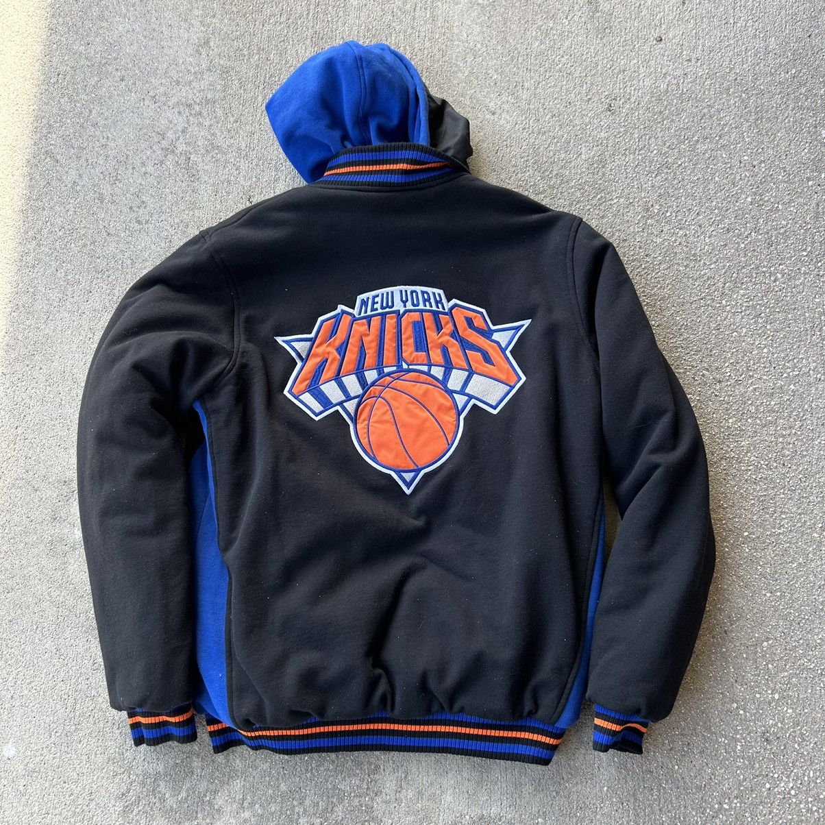 image of Y2K Jeff Hamilton New York Knicks Reversible Jacket in Black, Men's (Size 2XL)