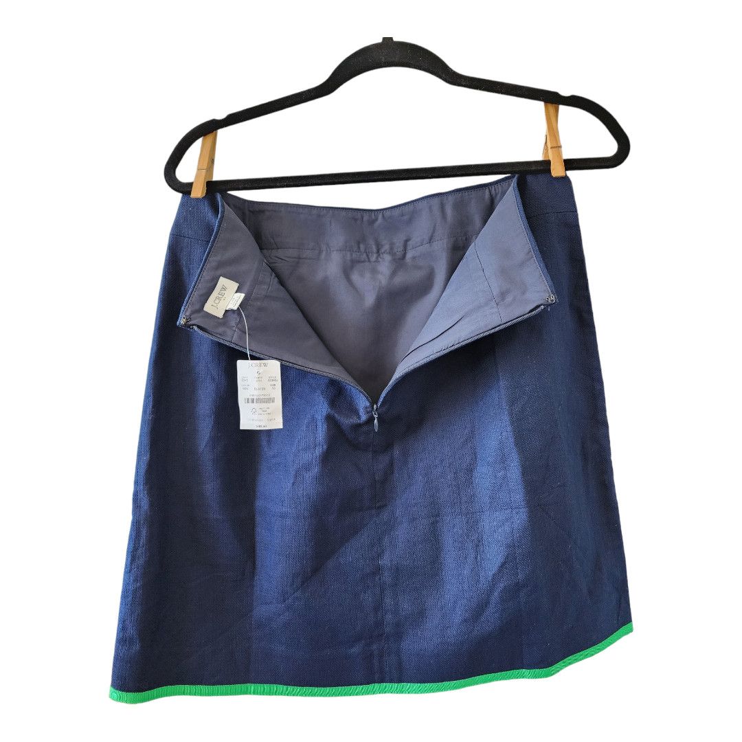 J.Crew Reimagined by J. Crew Tipped Skirt in Basketweave Size 10 Size 32" / US 10 / IT 46 - 3 Thumbnail