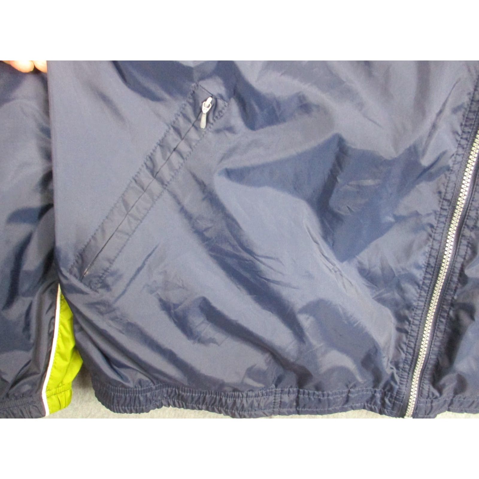 Nike VINTAGE Nike Jacket Mens 2XL Navy Blue Windbreaker Lined Pockets 80s Size US XXL / EU 58 / 5 - 5 Thumbnail